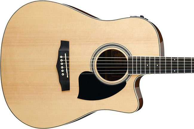 Ibanez PF15ECE-NT Dreadnought Cutaway Acoustic Electric Guitar Natural High Gloss (PF15ECE)