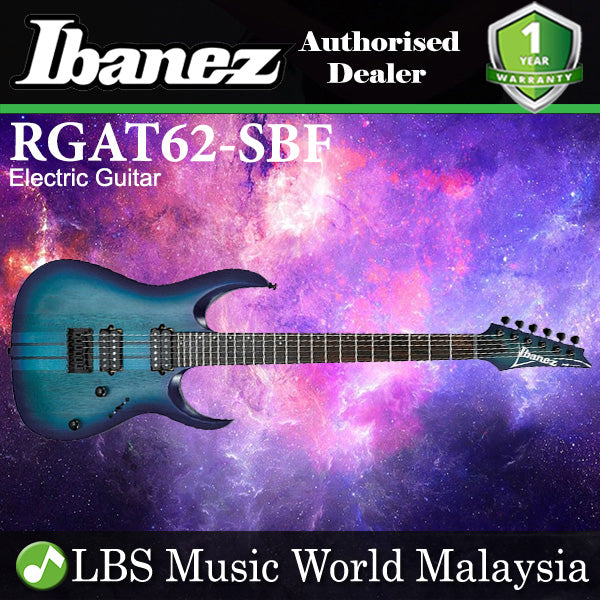 Ibanez RGAT62-SBF Standard Solid Body Meranti Top Electric Guitar Sapphire Blue Flat (RGAT62)