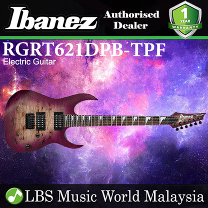 [Discontinued] Ibanez RGRT621DPB-TPF Solid Body Electric Guitar Transparent Purple Burst Flat (RGRT621DPB)