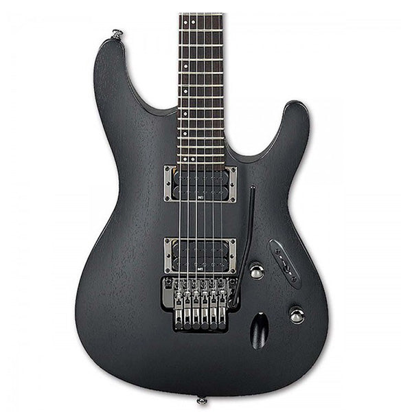 Ibanez S520 Solid Meranti Body Maple Neck Electric Guitar - Weathered Black (S 520)