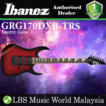 [Discontinued] Ibanez GRG170DXB-TRS Poplar Solid Body Electric Guitar Transparent Red Sunburst (GRG170DXB)