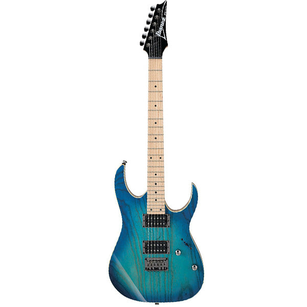 Ibanez RG421AHM Solid Body RG Ash Electric Guitar with HH Pickups and Tremolo - Blue Moon Burst