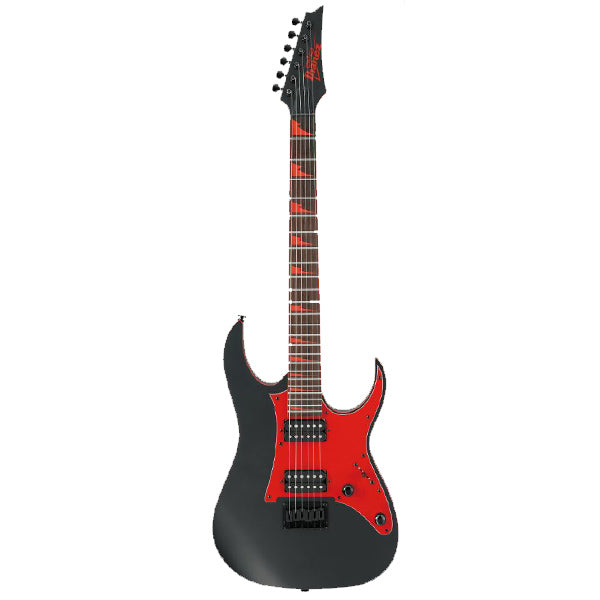 Ibanez GRG131DX Poplar Solid Body GRG Satin Urethane Electric Guitar - Black Flat (GRG131DX)