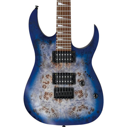 [Discontinued] Ibanez RGRT621DPB-BLF Solid Poplar Body Electric Guitar Blue Lagoon Burst Flat (RGRT621DPB)