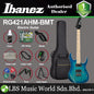Ibanez RG421AHM Solid Body RG Ash Electric Guitar with HH Pickups and Tremolo - Blue Moon Burst