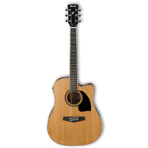 Ibanez PF17ECE-LG Cutaway Dreadnought Acoustic Electric Guitar Natural Low Gloss (PF17ECE)