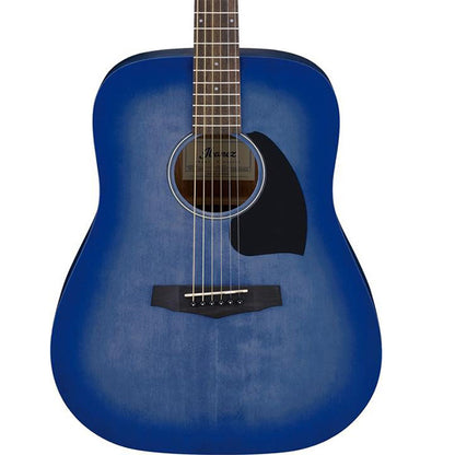 [Discontinued] Ibanez PF18-WDB Dreadnaught Body Spruce Top Acoustic Guitar Weathered Denim Blue (PF18)