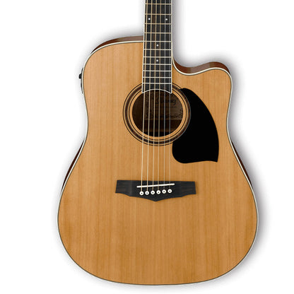 Ibanez PF17ECE-LG Cutaway Dreadnought Acoustic Electric Guitar Natural Low Gloss (PF17ECE)