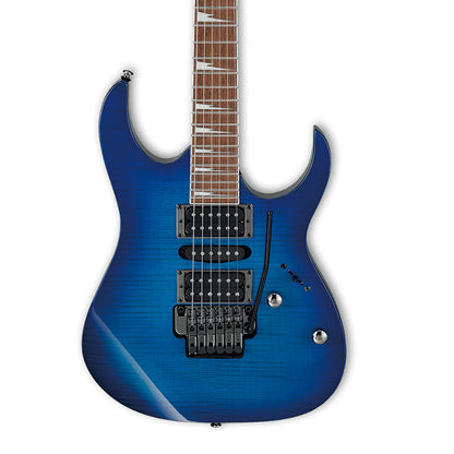 Ibanez RG370FMZ-SPB Standard Solid Body Maple Top Electric Guitar Sapphire Blue (RG370FMZ)