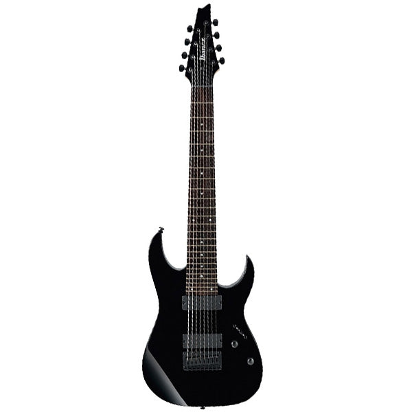 [Discontinued] Ibanez RG8-BK 8 String RG Series Solid Mahogany Body Electric Guitar Black (RG8)