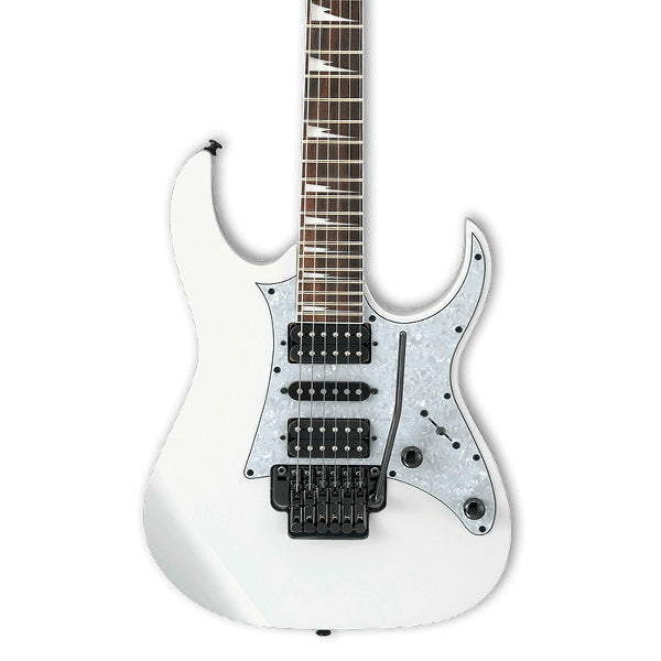 Ibanez RG350DXZ Mahogany Body Standard Electric Guitar HSH Pickups and Tremolo - White