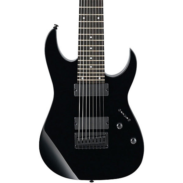 [Discontinued] Ibanez RG8-BK 8 String RG Series Solid Mahogany Body Electric Guitar Black (RG8)