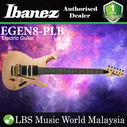[Discontinued] Ibanez EGEN8-PLB Flamed Maple Top Solid Body Electric Guitar Platinum Blonde (EGEN8)