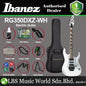 Ibanez RG350DXZ Mahogany Body Standard Electric Guitar HSH Pickups and Tremolo - White