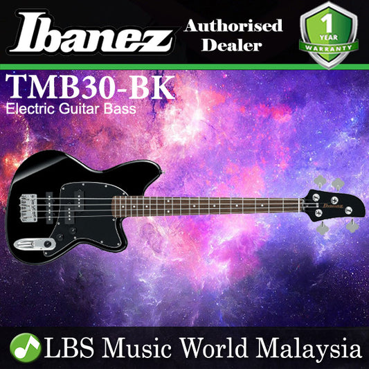 Ibanez TMB30-BK 4 String Standard Mahogany Body Electric Bass Black Talman (TMB30)