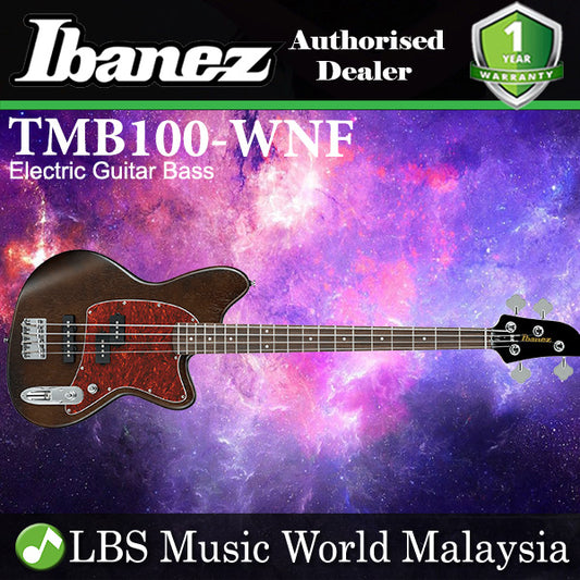 Ibanez TMB100-WNF 4 String Walnut Flat Talman Electric Bass Guitar Bass (TMB100)