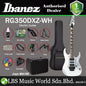 Ibanez RG350DXZ Mahogany Body Standard Electric Guitar HSH Pickups and Tremolo - White