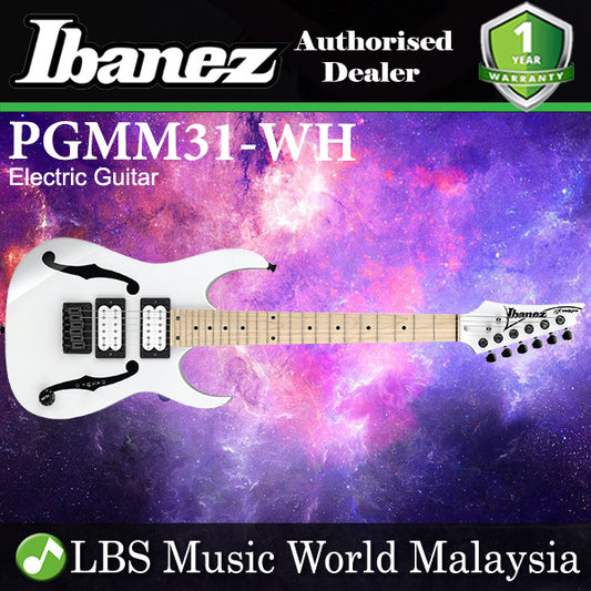 Ibanez PGMM31 Paul Gilbert Signature Solid Body Electric Guitar White (PGMM31)