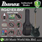 Ibanez RG421EX Standard Solid Meranti Body RG Series Electric Guitar - Black Flat (RG421 EX)