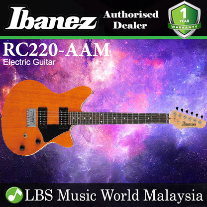 [Discontinued] Ibanez RC220-AAM Solid Mahogany Body Electric Guitar Transparent Cherry Red (RC220)