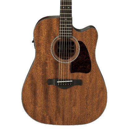 Ibanez AW54CE-OPN Cutaway Solid Top Open Pore Acoustic Guitar Natural (AW54CE)