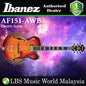Ibanez AF151-AWB Artstar AF Hollow Body Aged Whiskey Burst Electric Guitar (AF151)