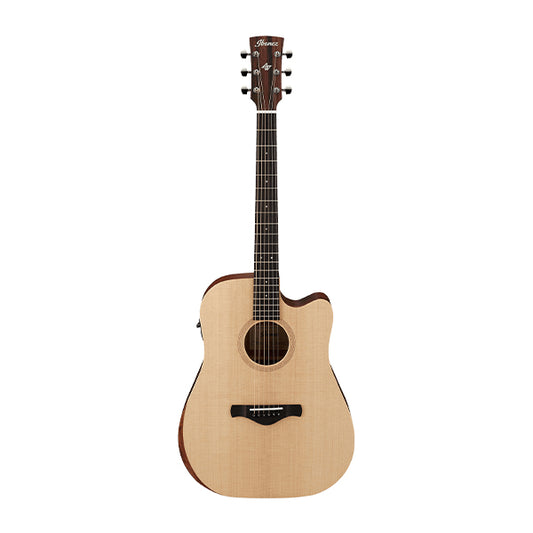 [Discontinued] Ibanez AW150CE-OPN Cutaway Solid Top Open Pore Acoustic Guitar Natural (AW150CE)