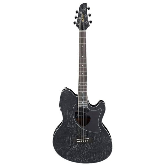 [Display Unit] Ibanez TCM50-GBO Double Cutaway Ash Top Talman Acoustic Guitar Galaxy Black Open Pore (TCM50)