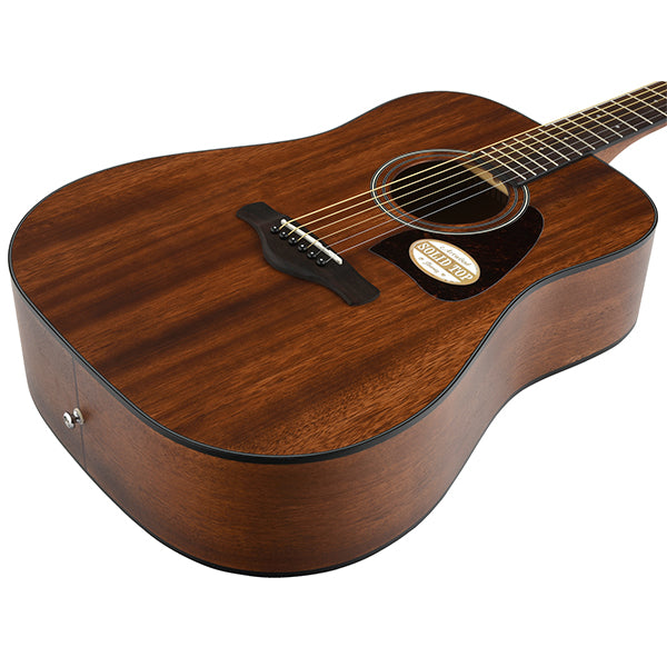 Ibanez AW54-OPN Dreadnought Solid Okume Top Acoustic Guitar Open Pore Natural (AW54)