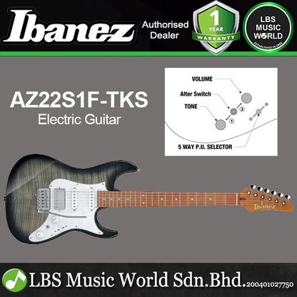 Ibanez AZ22S1F Maple Top Body Jatoba Fretboard with Tremolo Electric Guitar