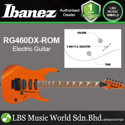 Ibanez RG460DX RG Series Meranti Body HSS Pickup Electric Guitar with Jatoba Fretboard