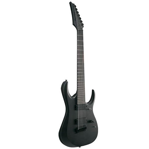 Ibanez RGDRB71 7 String Nyatoh Body Ebony FB Electric Guitar Black Flat