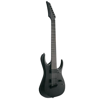 Ibanez RGDRB71 7 String Nyatoh Body Ebony FB Electric Guitar Black Flat