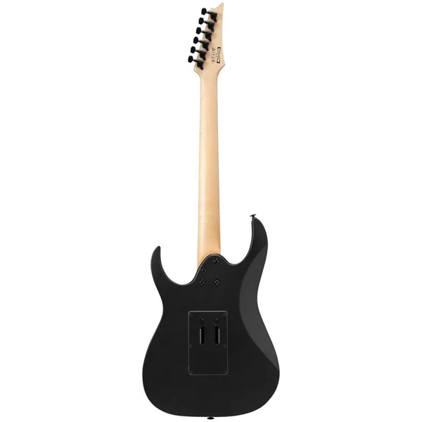 Ibanez GRGR330EX Poplar Body Electric Guitar with HH Pickup and Bound Purpleheart Fretboard - Black Flat