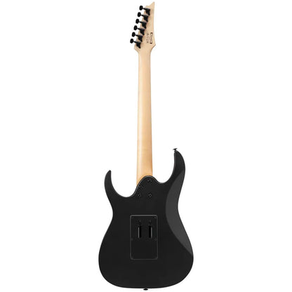 Ibanez GRGR330EX Poplar Body Electric Guitar with HH Pickup and Bound Purpleheart Fretboard - Black Flat