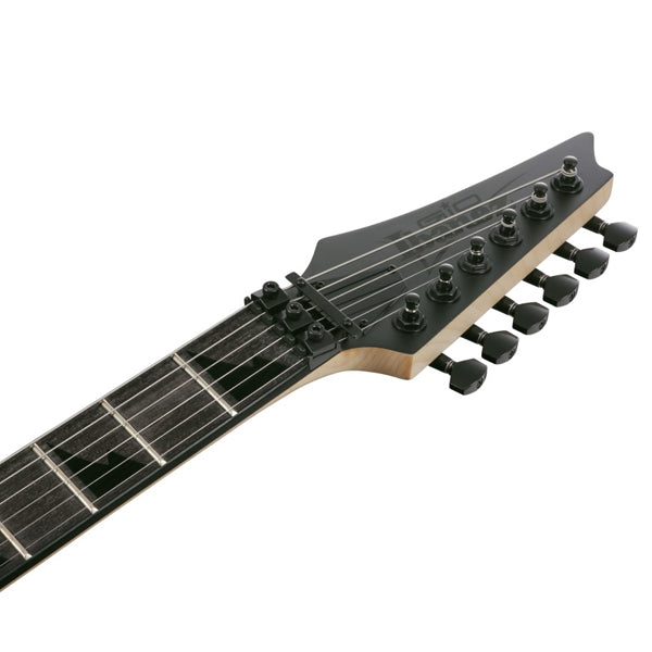 Ibanez GRGR330EX Poplar Body Electric Guitar with HH Pickup and Bound Purpleheart Fretboard - Black Flat