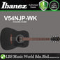 Ibanez V54NJP-WK Jampack Dreadnought Acoustic Guitar Weathered Black Open Pore (V54NJP)