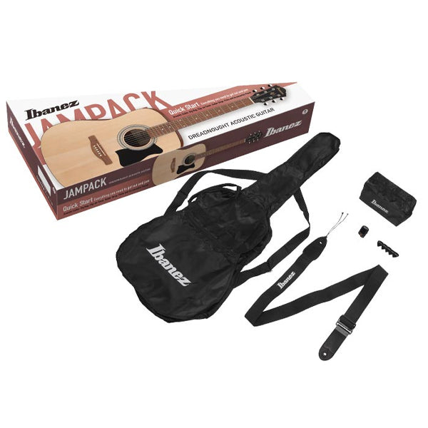 Ibanez V50LNJP-OPN Jampack Dreadnought Body Spruce Top Acoustic Guitar Left Handed (V50LNJP)