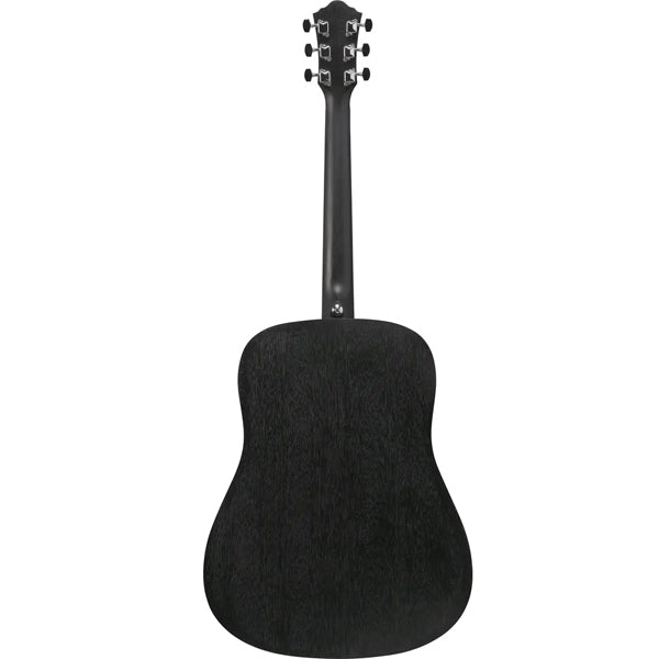 Ibanez V54NJP-WK Jampack Dreadnought Acoustic Guitar Weathered Black Open Pore (V54NJP)