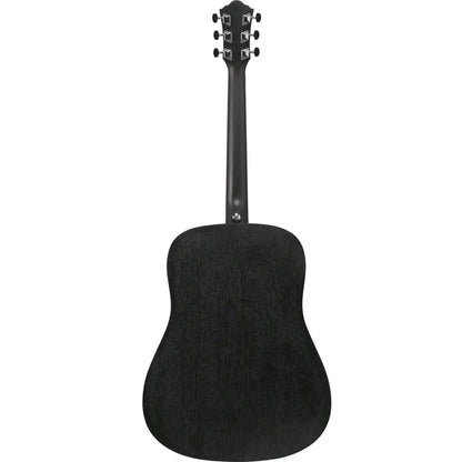 Ibanez V54NJP-WK Jampack Dreadnought Acoustic Guitar Weathered Black Open Pore (V54NJP)