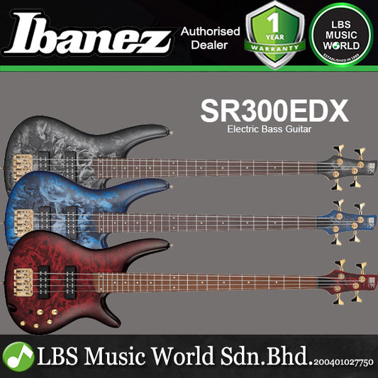 Ibanez SR300EDX 4 String Nyatoh Body Jatoba Fretboard Electric Bass Guitar