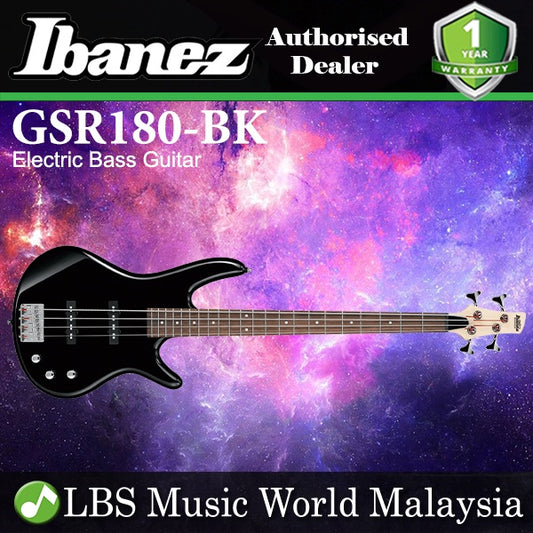 Ibanez GSR180-BK 4-String Electric Bass Black (GSR180BK GSR180 BK)