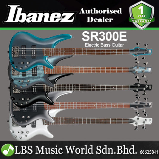 Ibanez SR300E 4 String Electric Bass Guitar HH Pickup with Jatoba Fretboard (SR300 E)