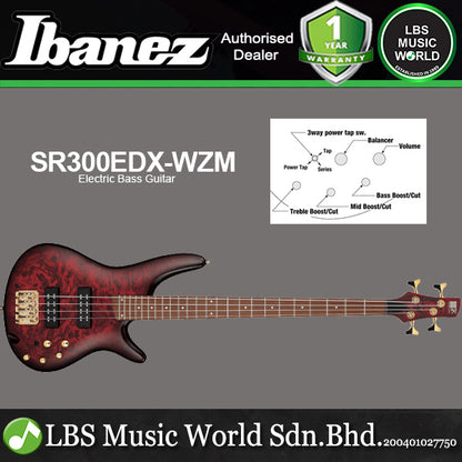Ibanez SR300EDX 4 String Nyatoh Body Jatoba Fretboard Electric Bass Guitar