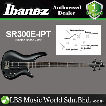 Ibanez SR300E 4 String Electric Bass Guitar HH Pickup with Jatoba Fretboard (SR300 E)