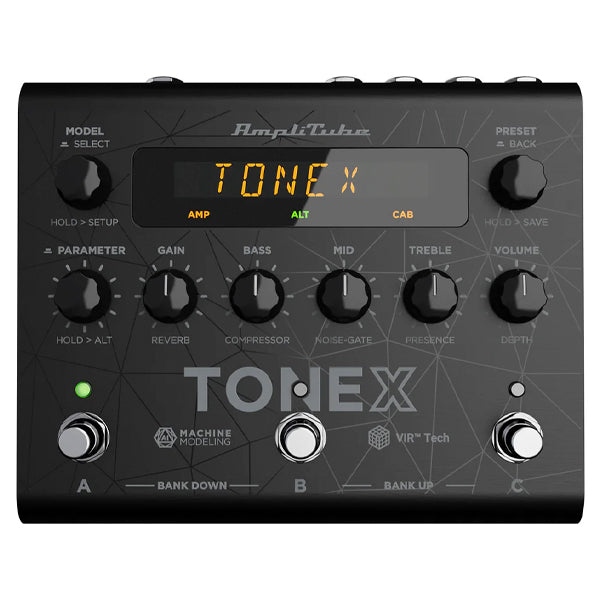 IK Multimedia TONEX Pedal for Guitar Bass Modeler Amplifier and Cabinet