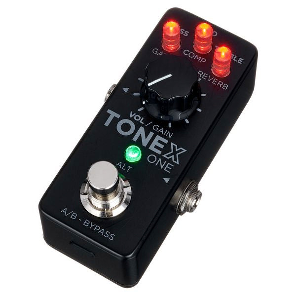IK Multimedia TONEX ONE Stereo Amp Cab Effect Modeling Pedal for Guitar and Bass
