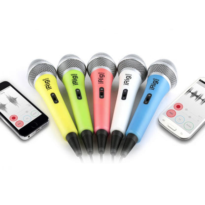 IK Multimedia iRiG Voice Condenser Unidirectional Handheld Microphone with Mic Switch