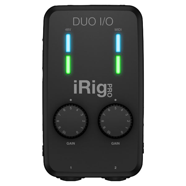 IK Multimedia iRig Pro Duo I/O 2 Channel Audio MIDI Interface for iOS, Android, Mac and PC