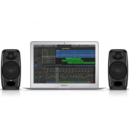IK Multimedia iLoud Micro Monitor 50 Watt Compact Studio Monitor Speaker with Bluetooth Pair - Black